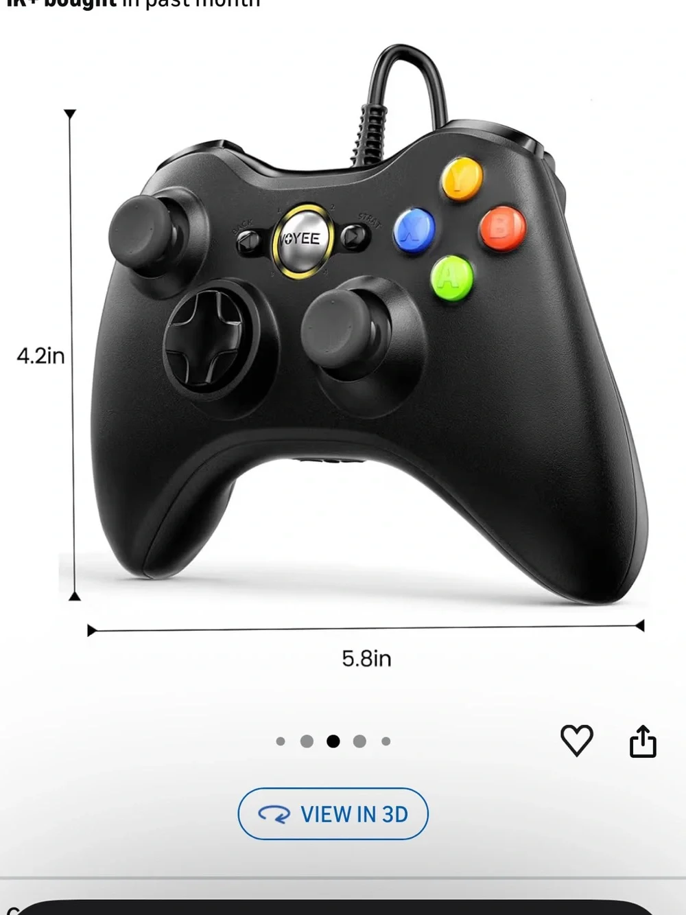 VOYEE WIRED 360 Controller